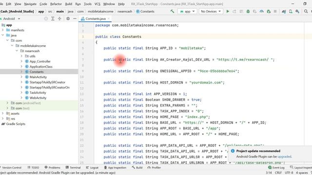 Android Studio 3Task Earning App Source Code | Android Studio Source Code | Startapp Source Code