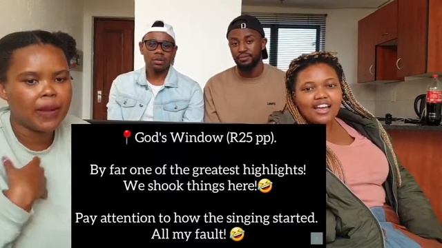#reaction : reacting to our first squad trip| S'yophanda| God's Window