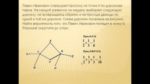 ЕГЭ проф. Задача 6. Вероятность. Случайные блуждания