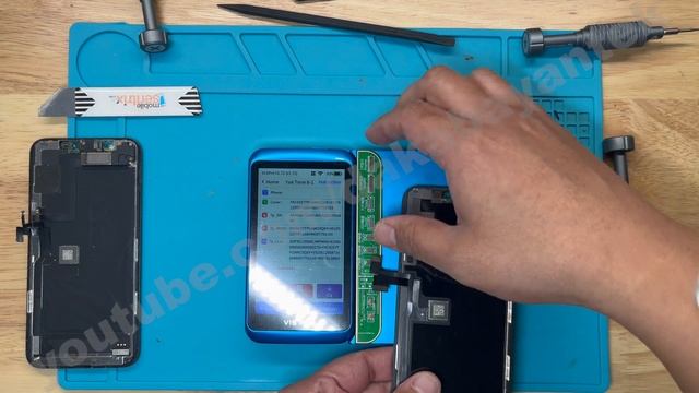 Fix iPhone 11 Pro cracked screen #iphonerepair #truetone  #iphone