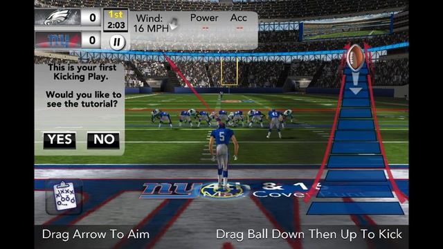 Madden NFL gameplay ipod touch 9