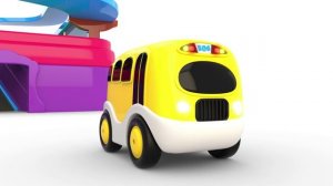 Пинки и Панда! Играем в машинки! Многоуровневая Парковка - Игрушечные Машинки