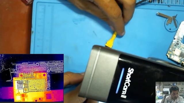 IIT Shortcam 2 Thermal Camera How to detect shortage in motherboard