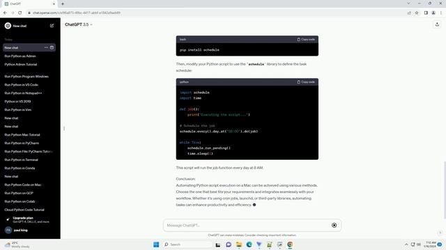 run python script automatically mac