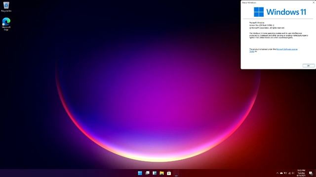 Windows 11 Build 21996.1 Desktop Interface & Startup смотреть онлайн