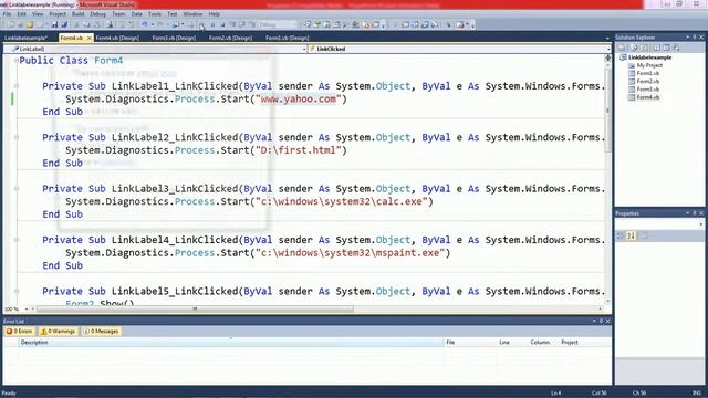 Learn VB.Net Programming in English for Beginners(LinkLabel) - Part 19 смотреть онлайн