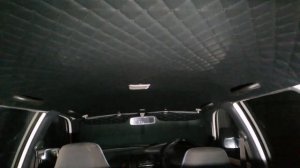 как быстро и легко покрасить пластик салона. ставим потолок на место