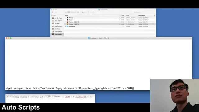 FFmpeg Tutorial - Creating a Ricoh Theta S Timelapse Video using FFmpeg on a Mac смотреть онлайн