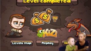 ПОБЕГ ИЗ ТЮРЬМЫ 3 ЧАСТЬ 1. ЛОВИМ ГРАБИТЕЛЕЙ с СОБАКОЙ в игре Money Movers 3, Детский ЛеТсплей от S