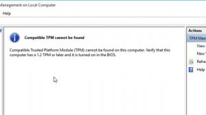 ENABLING TPM [ TRUSTED PLATFORM MODULE ] ON WINDOWS [10 , 8 , 7]