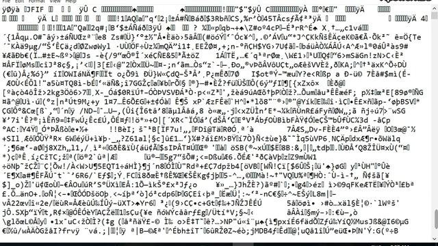 How to see ASCII code of any file