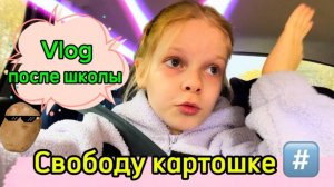 Vlog после школы | Свободу картошке!!! 🥔 #школа #школьница #лисяо #алиса #уроки #столовая #2класс