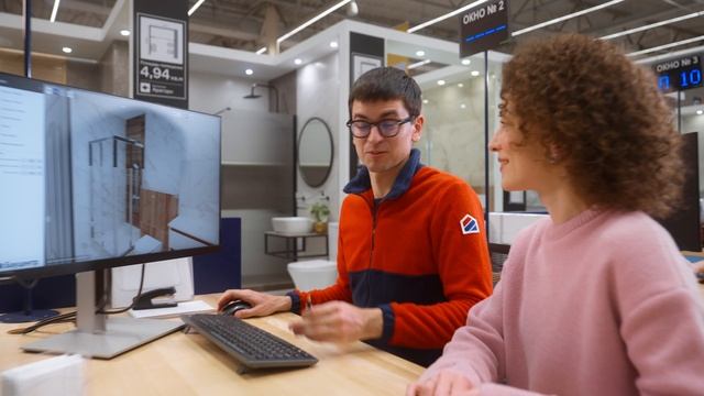 Ванные комнаты сделает красивыми Бауцентр!