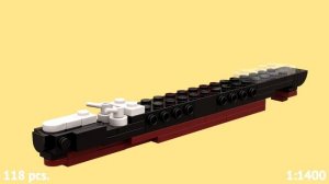 LEGO S.S. Ile de France Ocean Liner MOC