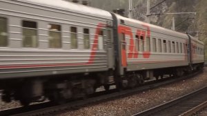 РЖД станция Вязовая прибытие пассажирского поезда