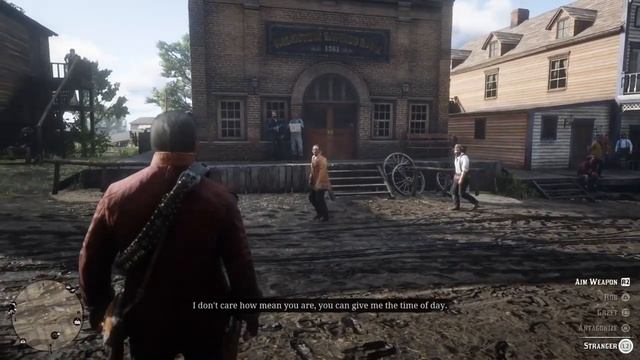 Street Antagonist (Window Throw) Red Dead Redemption 2 смотреть онлайн
