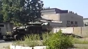 Танк на заводе Малышева г.Харьков.