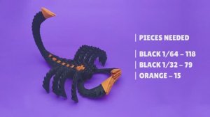 СКОРПИОН ОРИГАМИ! Поделки на ХЭЛЛОУИН!
