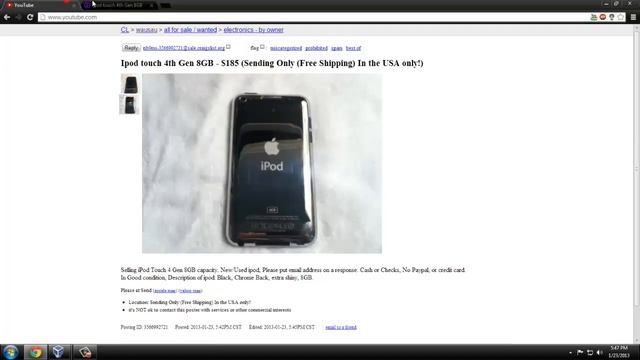 Our iPod ad on Cragslist GO BUY! смотреть онлайн