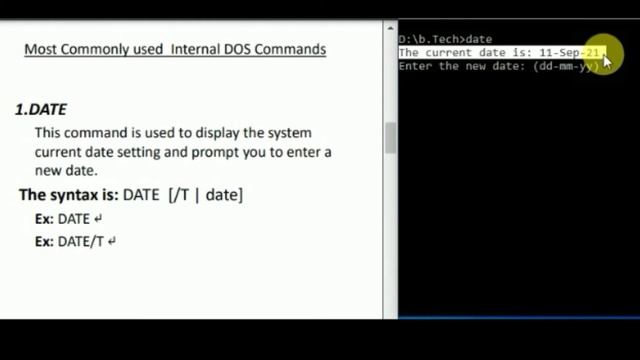 Date internal dos command смотреть онлайн