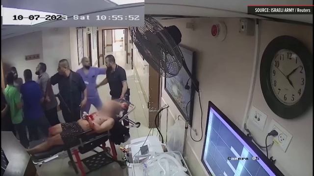 Surveillance video shows hostages in Shifa hospital: Israel | ABS-CBN News смотреть онлайн