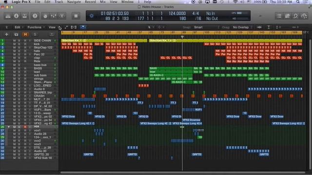 Logic Pro X Template - Retro House смотреть онлайн