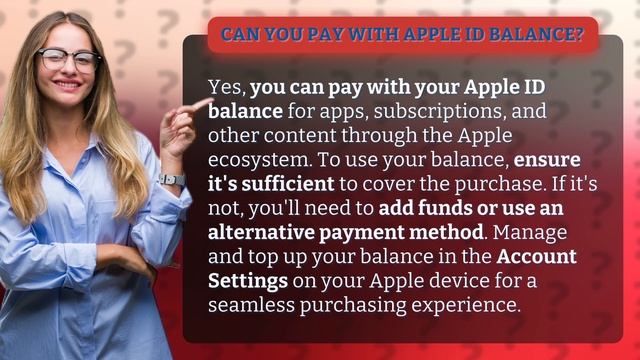 Can you pay with Apple ID balance? смотреть онлайн