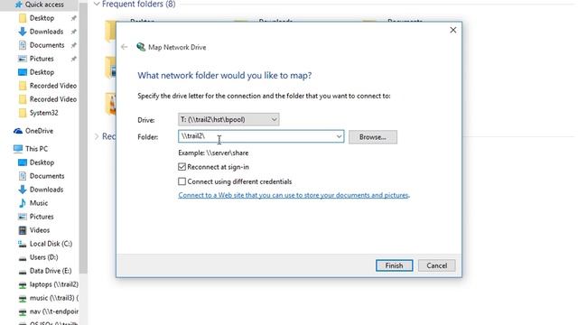 Mapping your T Drive Windows 10 смотреть онлайн
