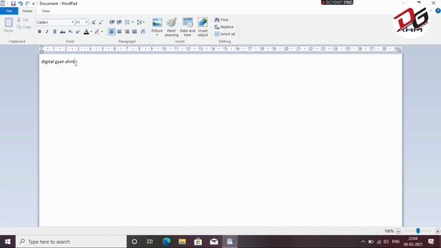 Basic Computer Course-Microsoft Wordpad tutorial in hindi | Wordpad चलना सिखे हिंदी भाषा में смотреть онлайн
