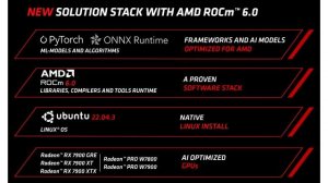 AMD ROCm 6 0 Released   Adds Support for Radeon PRO W7800 and RX 7900 GRE GPUs