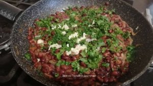 ФАСОЛЬ Тушеная (ЛОБИО) с луком и томатом. Получается вкусно и сытно