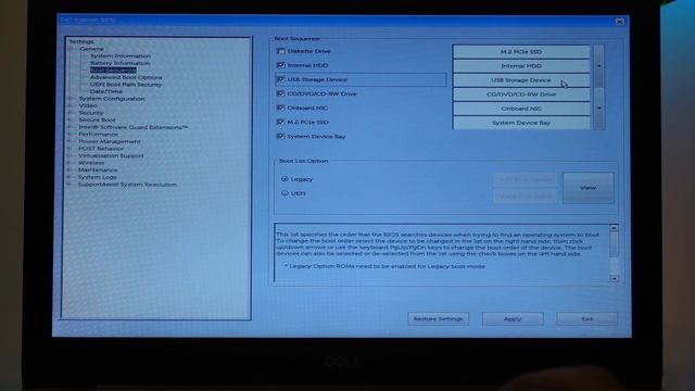 How to Change Boot Sequence in Dell Inspiron 5570 | How to Change Boot Sequence in Dell Laptops смотреть онлайн
