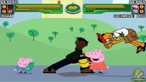 M.U.G.E.N. Battles | Pepito/Juan vs Peppa Pig/George Pig