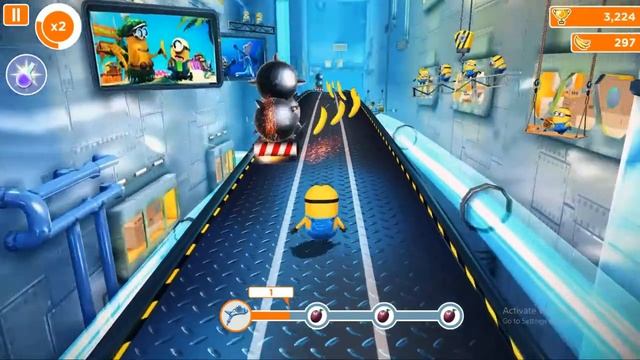 Despicable Me: Minion Rush game play level 2 (windows, Linux, mac) | gaming planet 0007 #minions смотреть онлайн