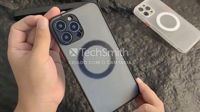 Capa de telefone de luxo magnético para carregamento sem fio Magsafe para iPhone 13 14 12 11 Pro Ma