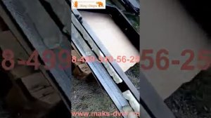 Установка двери с терморазрывом