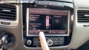 VW Touareg 2 7P Reset Service Light Oil RNS 850