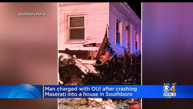 Man Arrested After Crashing Maserati Into Southboro Home смотреть онлайн