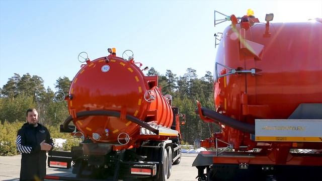 Вакуумная машина МВ-20ОДМ КАМАЗ-6520