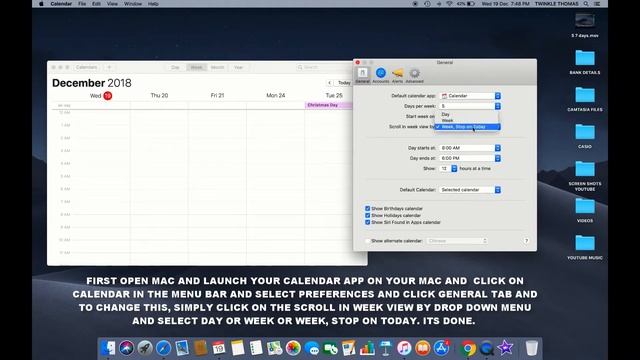 HOW TO CHANGE SCROLL IN WEEK VIEW BY IN CALENDAR MAC OS MOJAVE смотреть онлайн