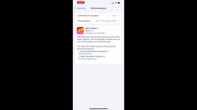 IOS 17 BETA 3 смотреть онлайн
