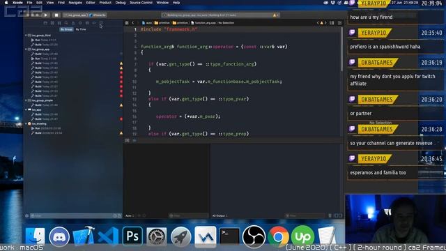 🌌 🌍 [ ca2 ] [ C++ ] [ 2-hour round ] macOS смотреть онлайн
