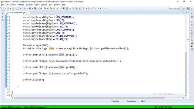 Difference Between Driver .Close And Driver .Quit | Selenium Interview Questions And Answers