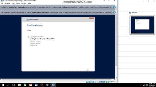 Installing windows server using virtual box-3 смотреть онлайн