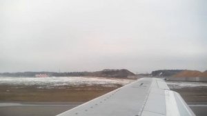 Take off from Sheremetyevo International Airport in Moscow, Russia