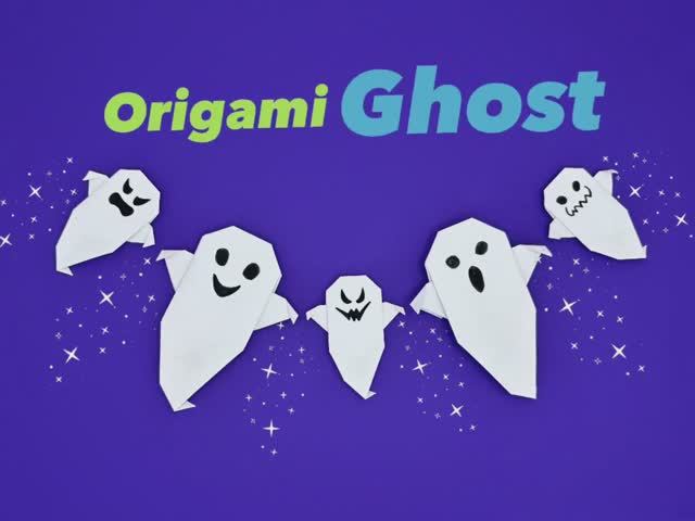 ПРИВИДЕНИЕ ИЗ БУМАГИ! Поделки на ХЭЛЛОУИН! смотреть онлайн