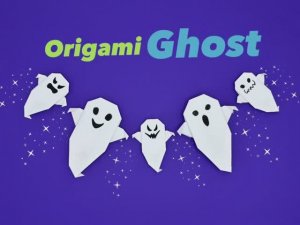 ПРИВИДЕНИЕ ИЗ БУМАГИ! Поделки на ХЭЛЛОУИН!