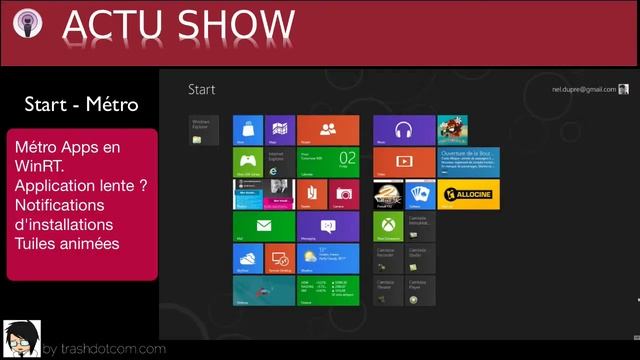 Actu-Show 5 : Windows 8 Béta publique смотреть онлайн