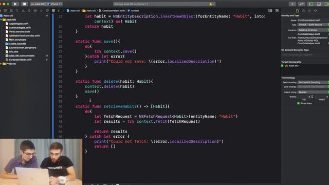 iOS Development Basics: CoreData (L5) смотреть онлайн