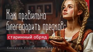 Как правильно благодарить предков? Старинный обряд!